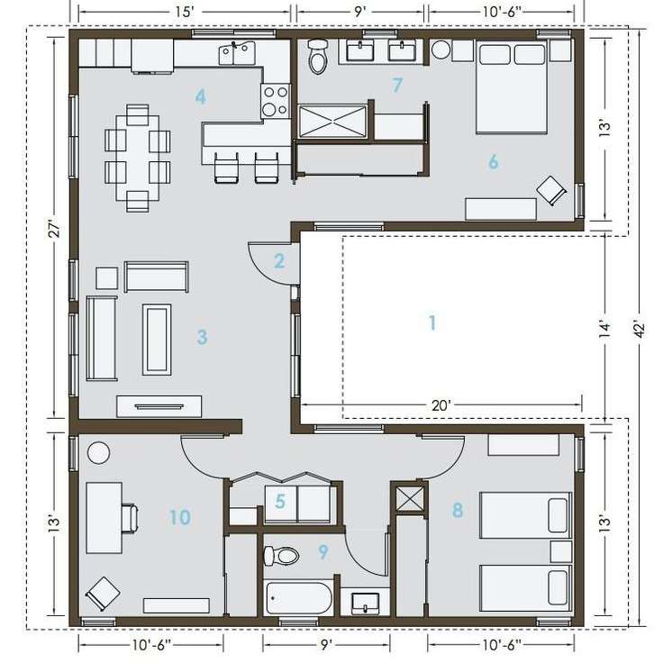 انواع فازها در نقشه های معماری