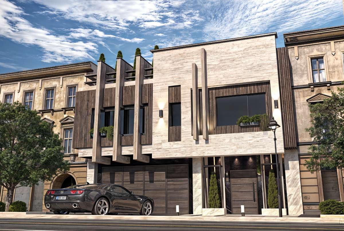 پروژه نمای مسکونی شهید قندی